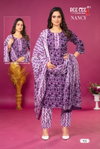 Nancy By Dee Cee Summer Wear Cotton Kurti With Bottom Dupatta Wholesale Shop In Surat